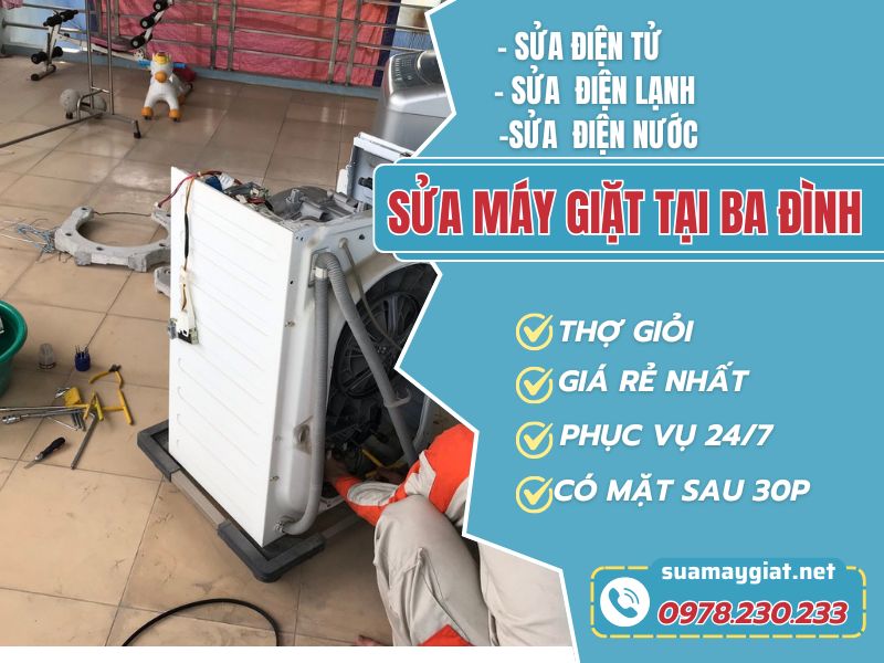 sửa máy giặt tại Ba Đình Hà Nội giá rẻ tại nhà