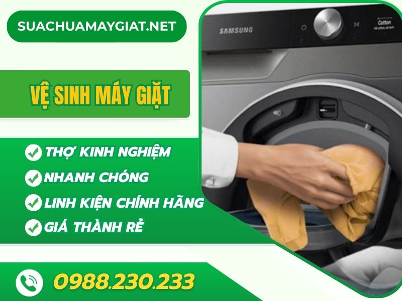 Dịch vụ vệ sinh máy giặt tại nhà Hà Nội uy tín, giá rẻ