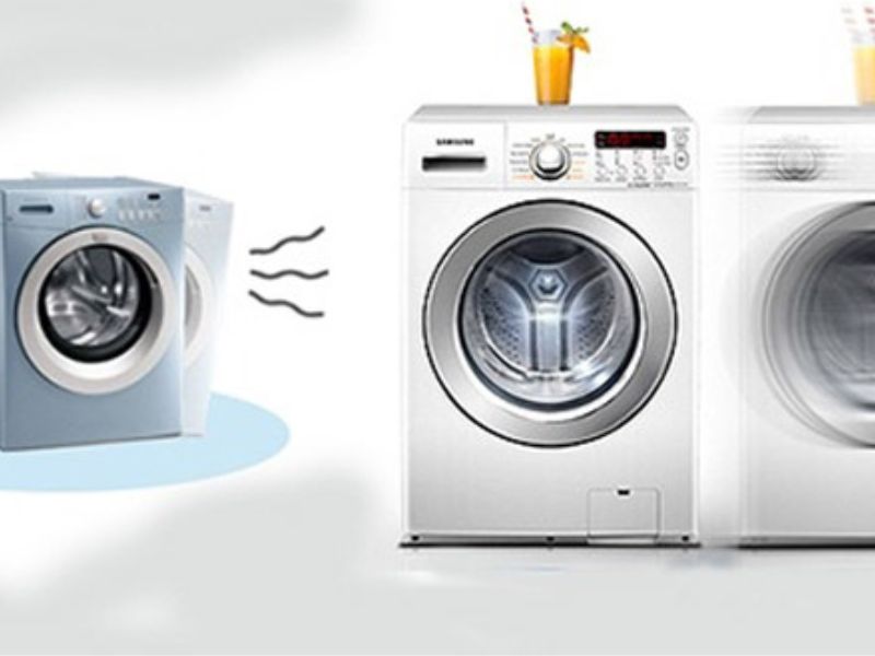 Dấu hiệu nhận biết máy giặt bị rung lắc mạnh