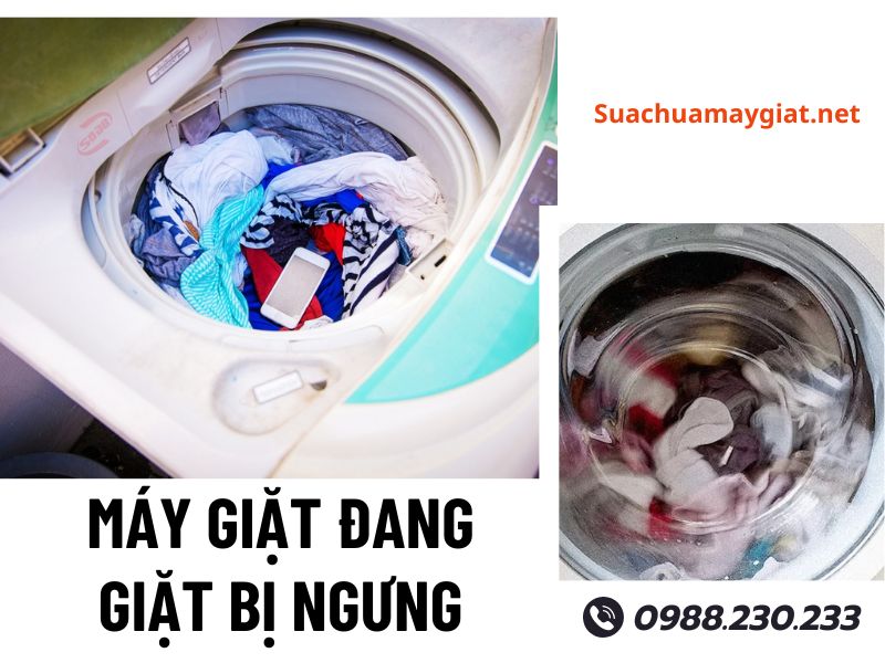 Dịch vụ sửa máy giặt đang giặt bị ngừng uy tín, phục vụ 24/24