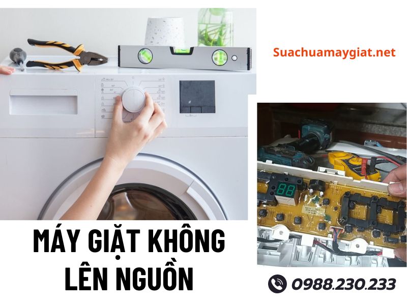 Dịch vụ sửa máy giặt không lên nguồn nhanh chóng, thợ giỏi