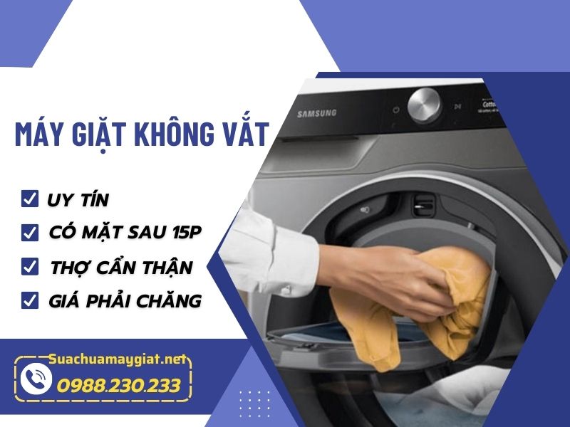 Sửa máy giặt không vắt uy tín