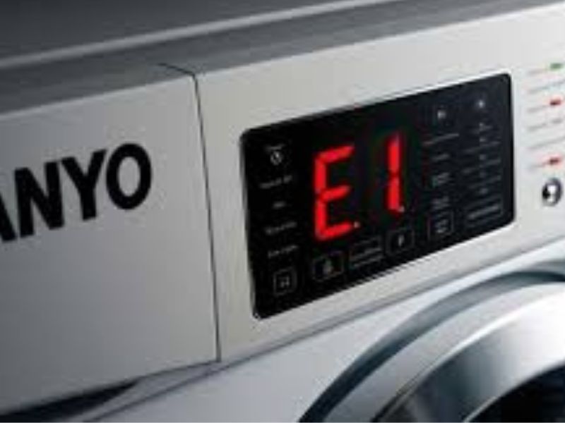 Nguyên nhân và cách sửa lỗi E1 máy giặt Sanyo