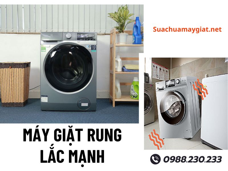 Dịch vụ sửa máy giặt bị rung lắc mạnh uy tín, giá rẻ 