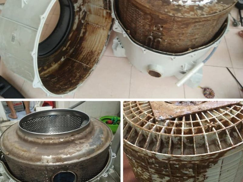 Thời gian cần vệ sinh và bảo dưỡng máy giặt