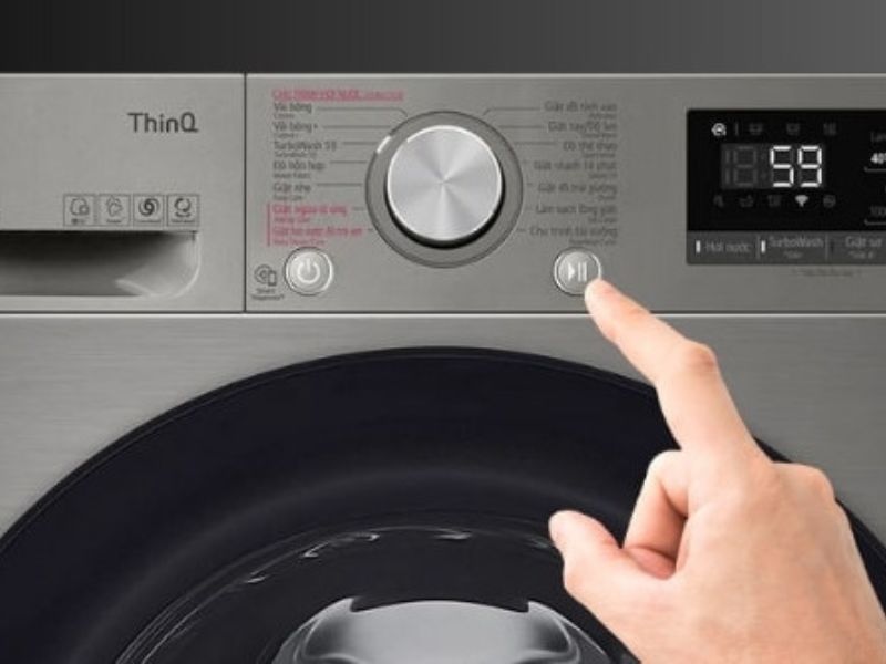 Dấu hiệu nhận biết máy giặt LG không lên nguồn