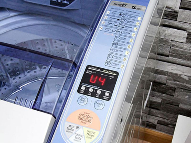 Dấu hiệu nhận biết máy giặt Sanyo báo lỗi U4