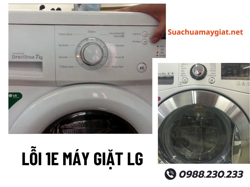 Sửa lỗi 1E máy giặt LG