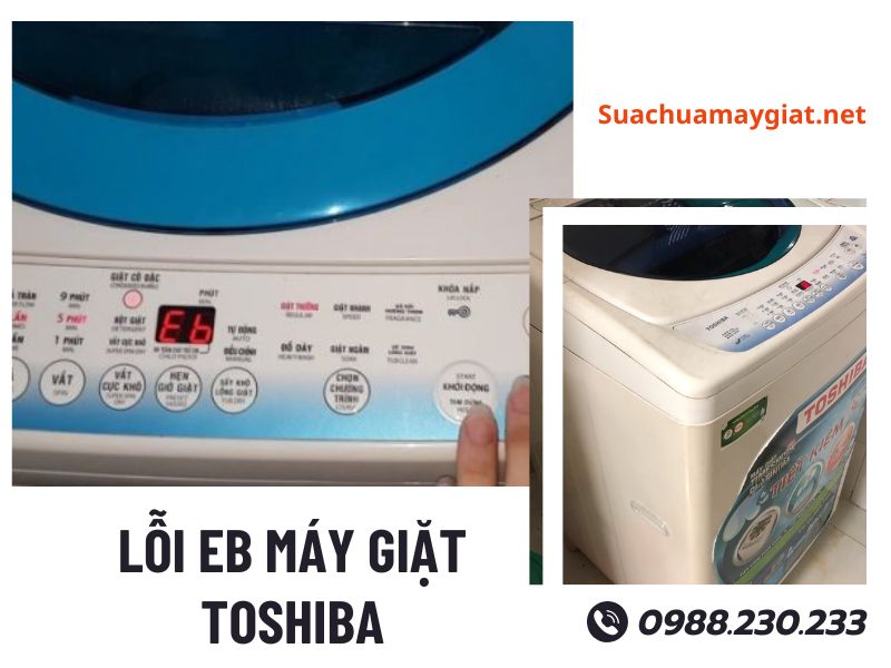 sửa lỗi EB máy giặt Toshiba