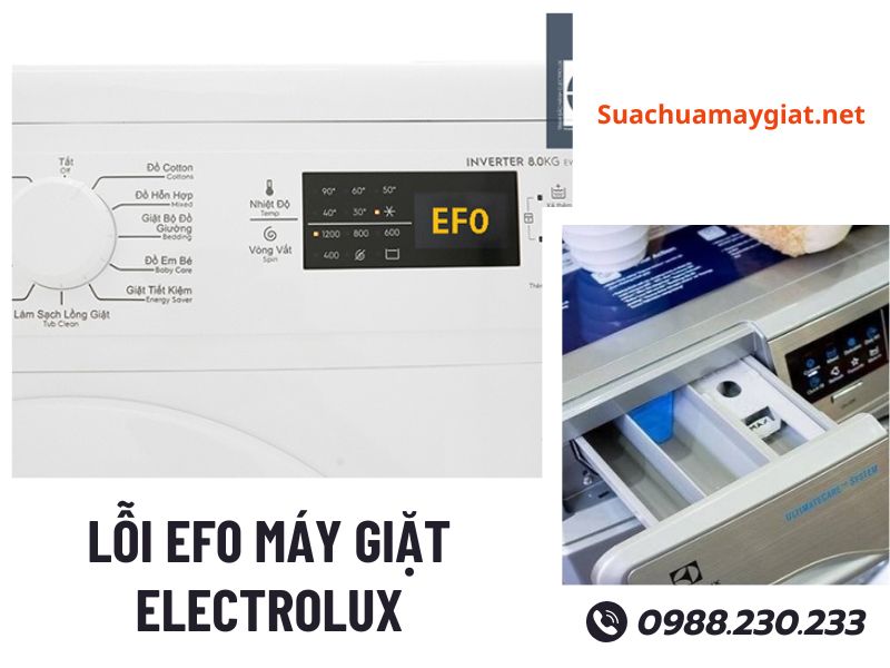 Sửa lỗi EF0 máy giặt Electrolux 