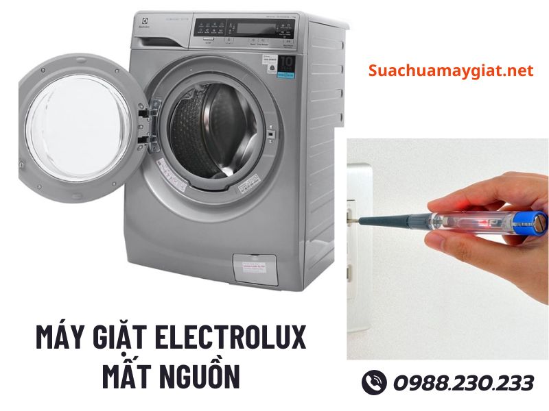 Sửa máy giặt Electrolux mất nguồn 