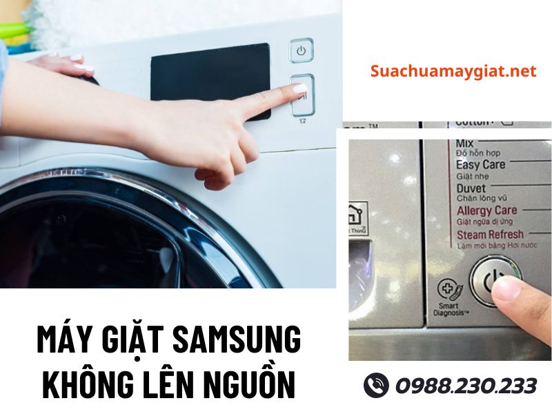 Sửa máy giặt Samsung không lên nguồn