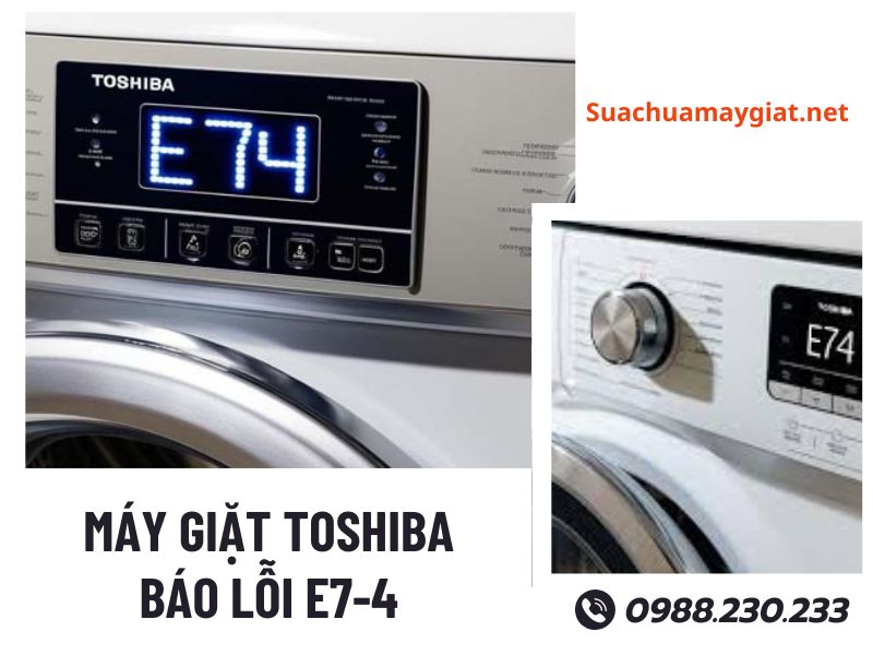 Sửa máy giặt Toshiba báo lỗi E7-4