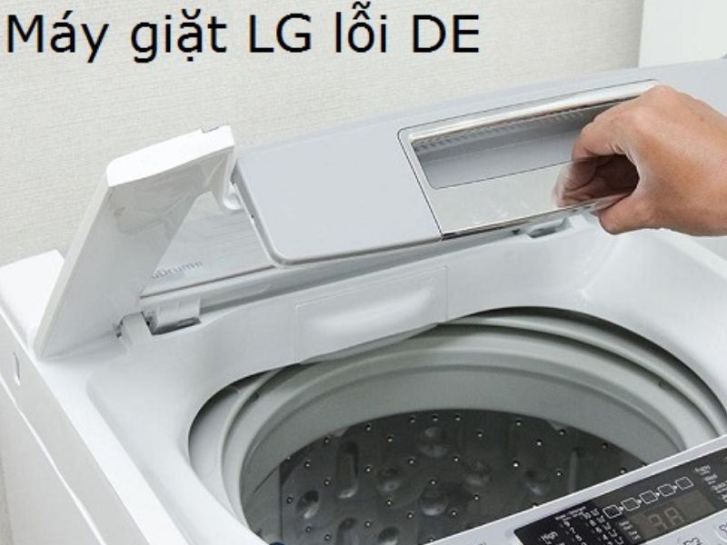 Nguyên nhân và cách sửa lỗi DE máy giặt LG