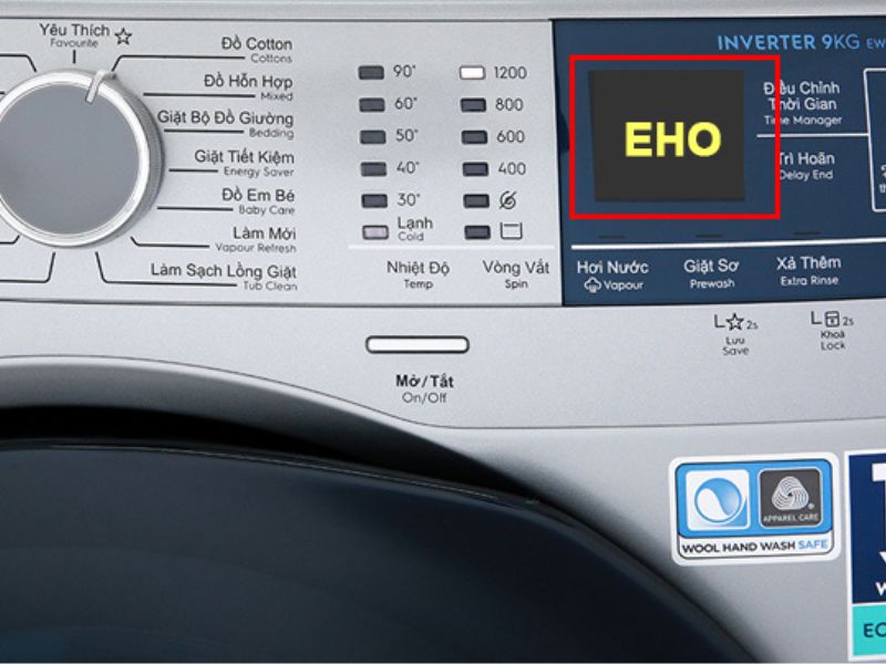 Nguyên nhân và cách sửa lỗi EHO máy giặt Electrolux