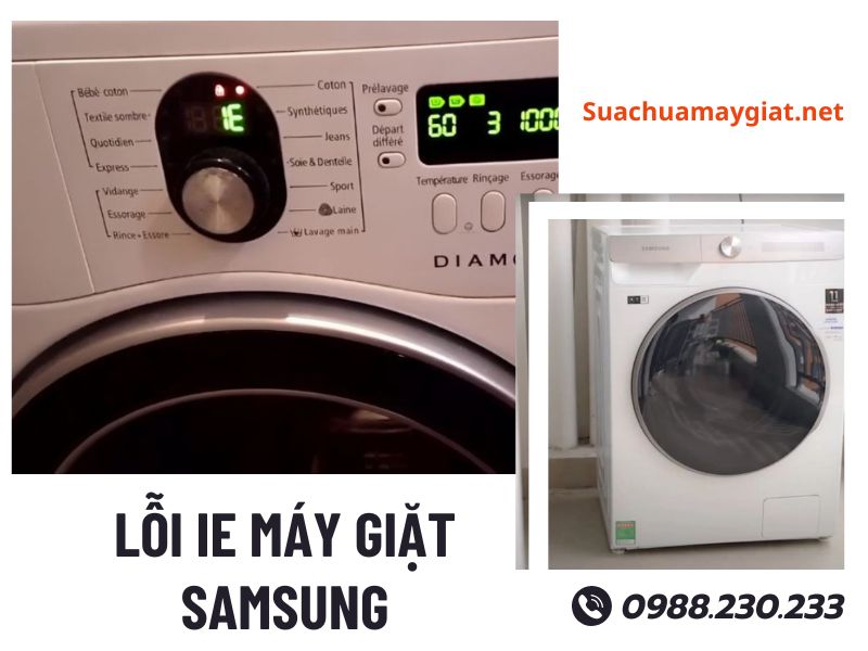 Sửa lỗi IE máy giặt Samsung