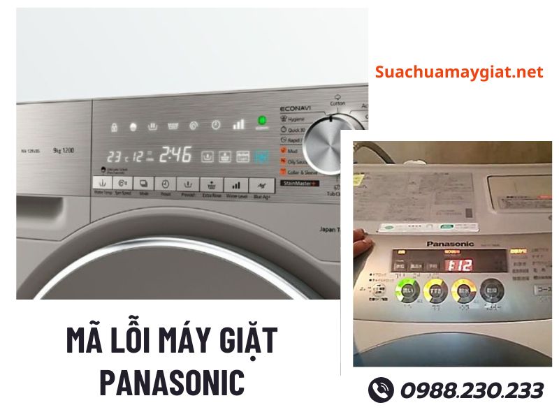 Tổng hợp mã lỗi máy giặt Panasonic 