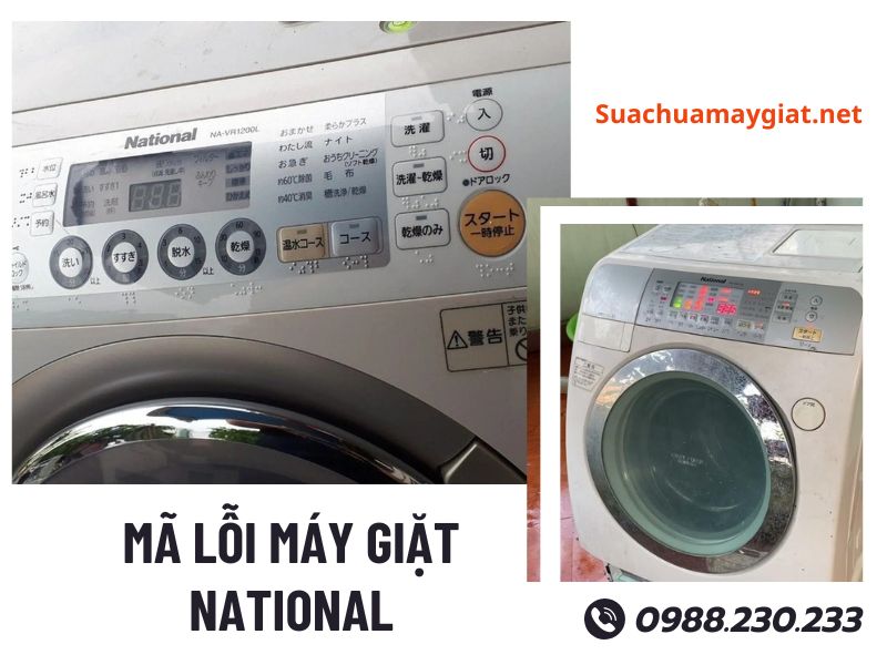 Tổng hợp mã lỗi máy giặt National