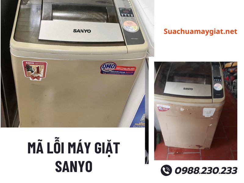 Tổng hợp mã lỗi máy giặt Sanyo