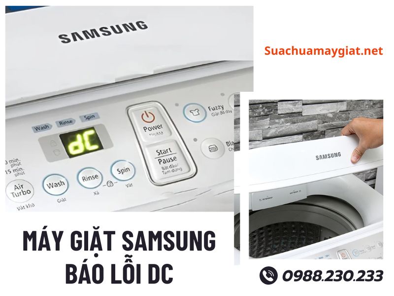 Sửa máy giặt Samsung báo lỗi DC