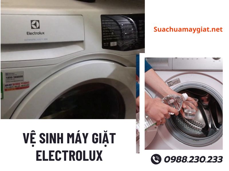 Vệ sinh máy giặt Electrolux