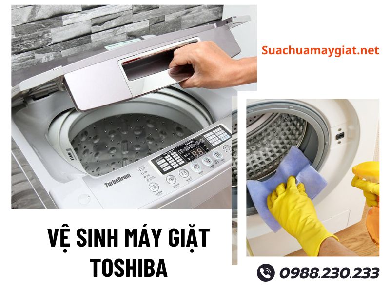 Vệ sinh máy giặt Toshiba tại nhà Hà Nội 